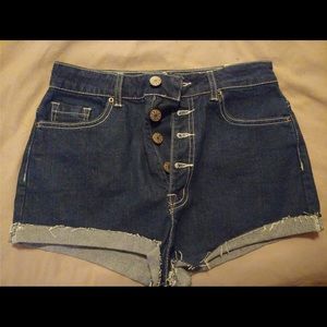 BDG blue jean shorts